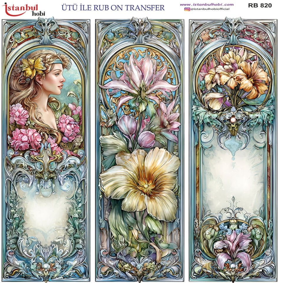 Ütü İle Rub On Transfer 30x30cm RB820