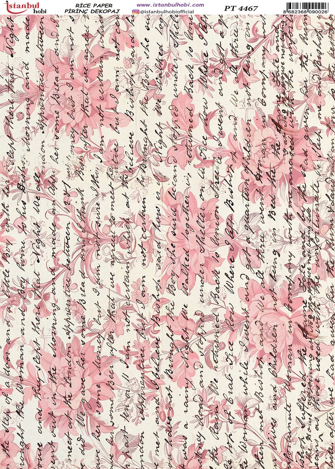 Pirinç Dekopaj Kağıdı 30x42cm PT-4467