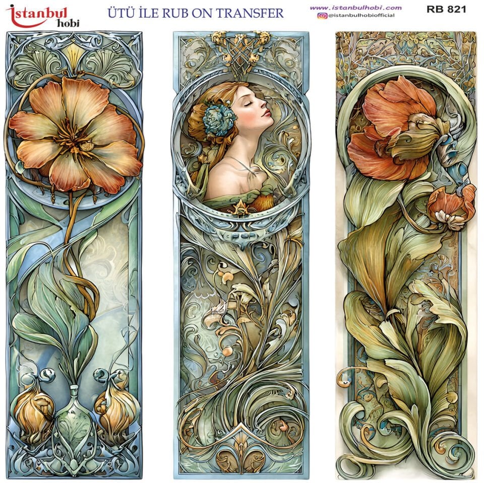 Ütü İle Rub On Transfer 30x30cm RB821