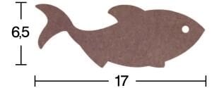 Ahşap Balık 18mm H052