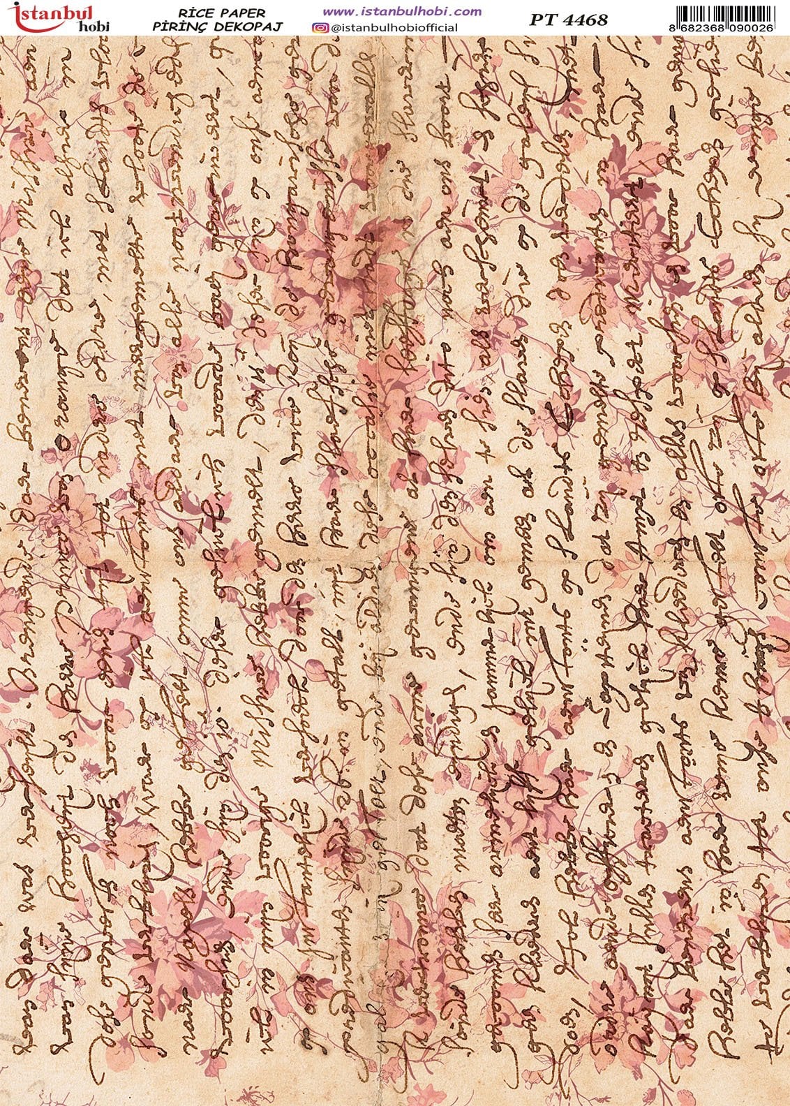 Pirinç Dekopaj Kağıdı 30x42cm PT-4468