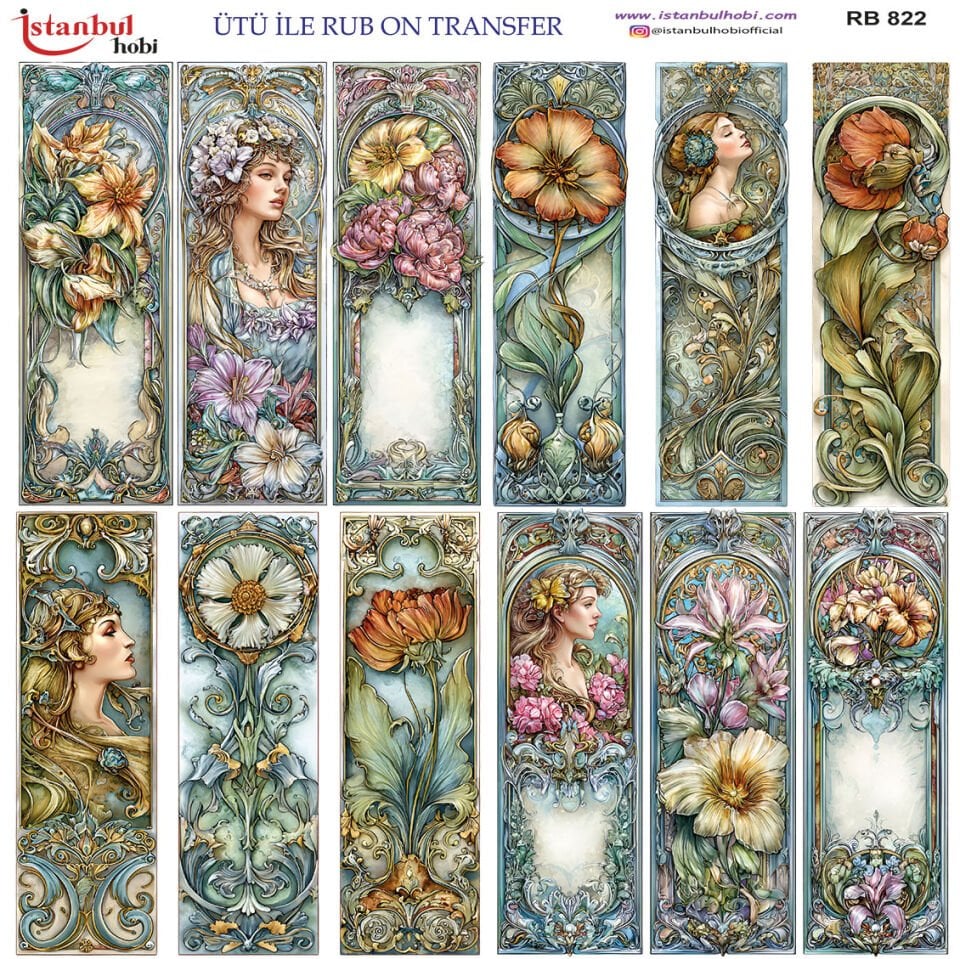 Ütü İle Rub On Transfer 30x30cm RB822