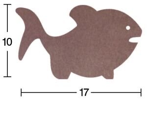 Ahşap Balık 18mm H053