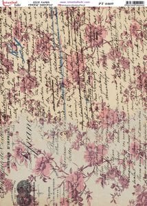 Pirinç Dekopaj Kağıdı 30x42cm PT-4469