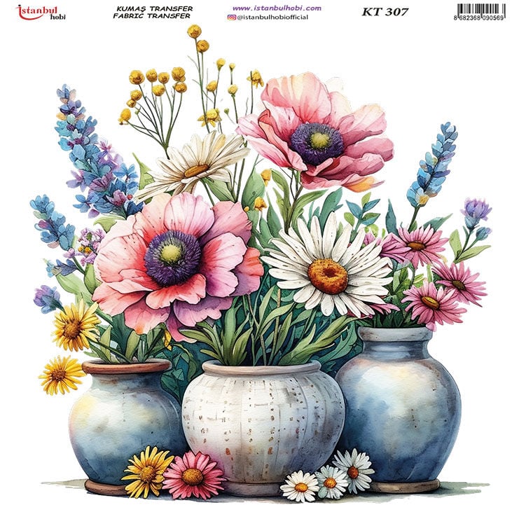 Kumaş Transfer Kağıdı 20x20cm KT-307