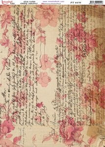 Pirinç Dekopaj Kağıdı 30x42cm PT-4470