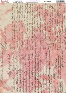 Pirinç Dekopaj Kağıdı 30x42cm PT-4472