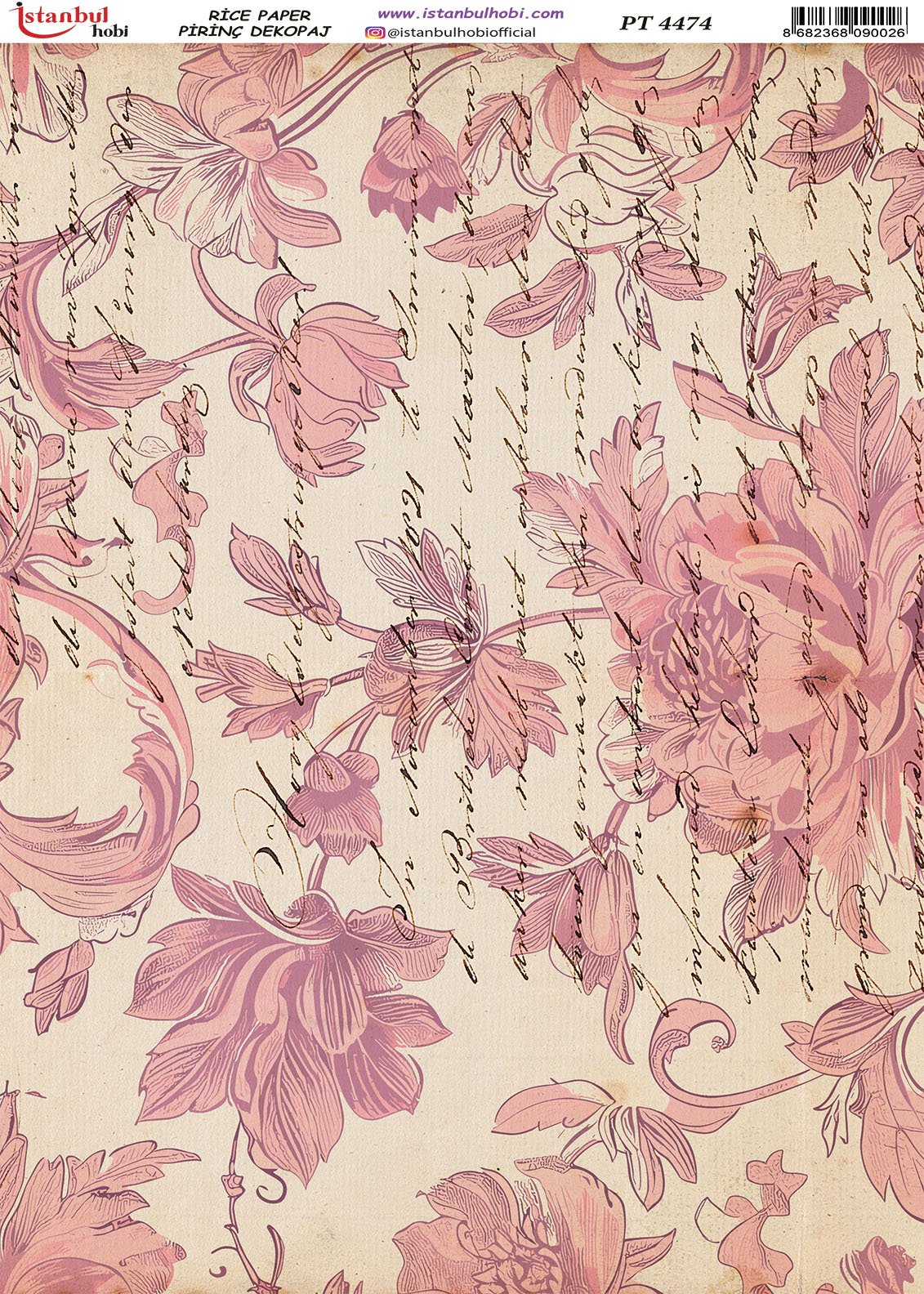 Pirinç Dekopaj Kağıdı 30x42cm PT-4474