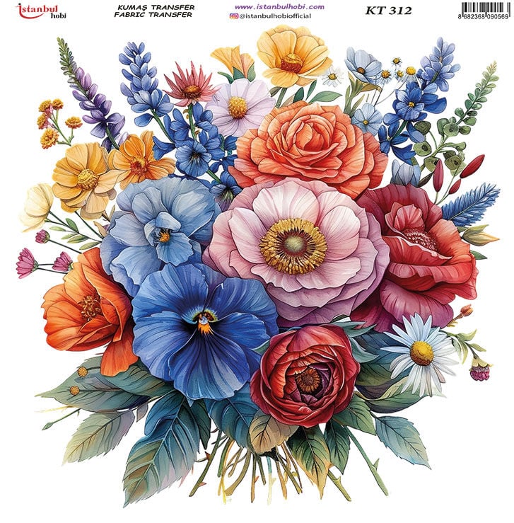 Kumaş Transfer Kağıdı 20x20cm KT-312