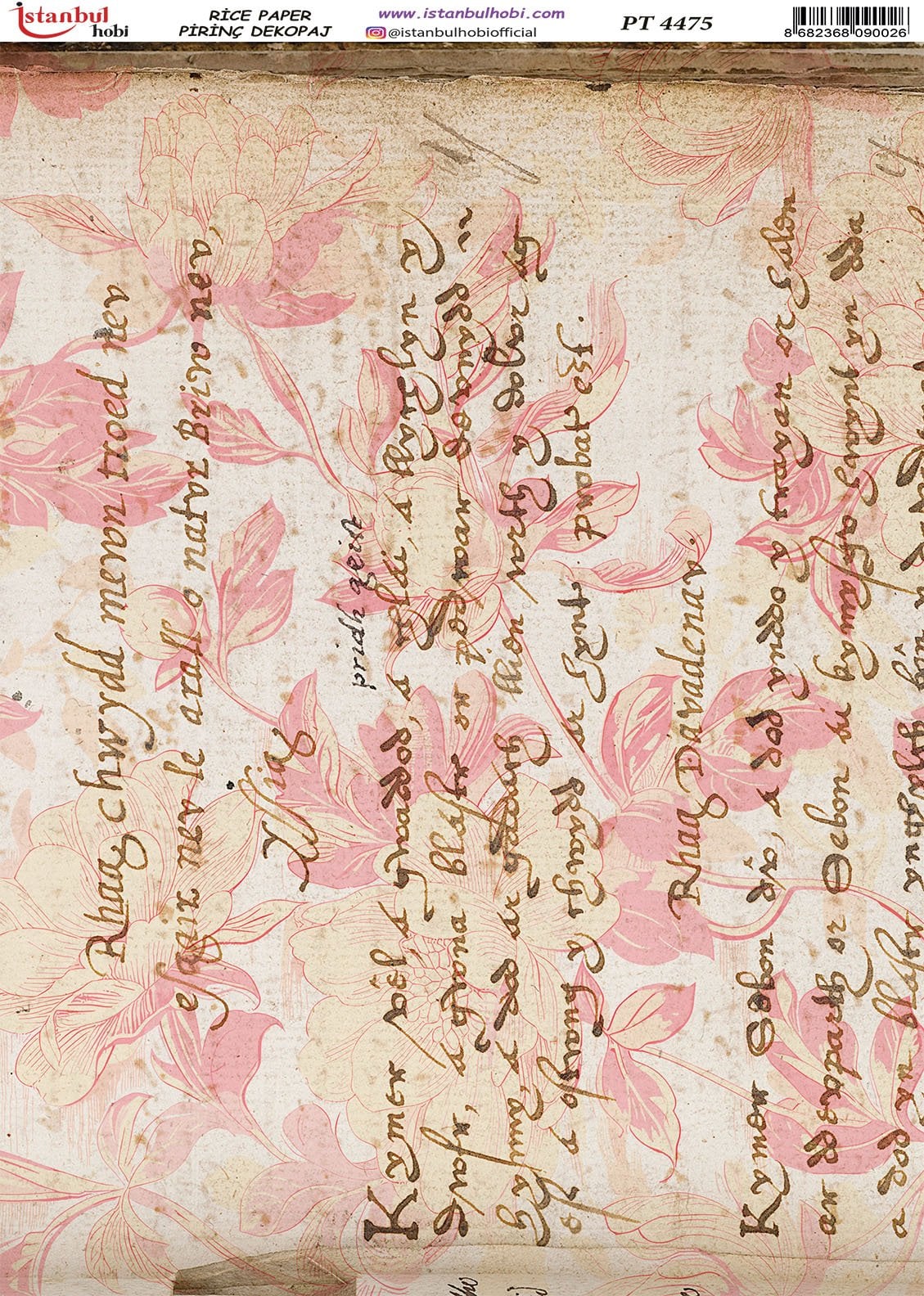 Pirinç Dekopaj Kağıdı 30x42cm PT-4475