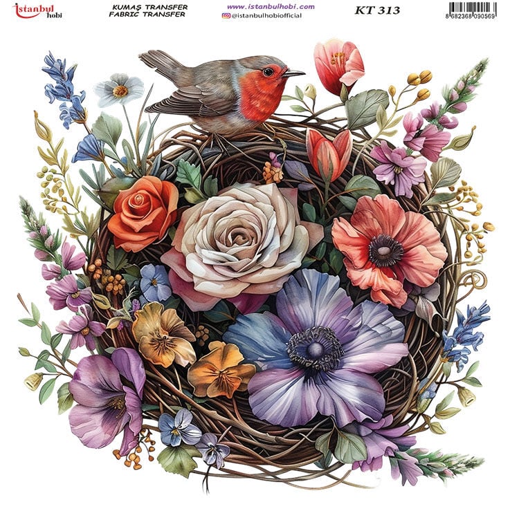 Kumaş Transfer Kağıdı 20x20cm KT-313