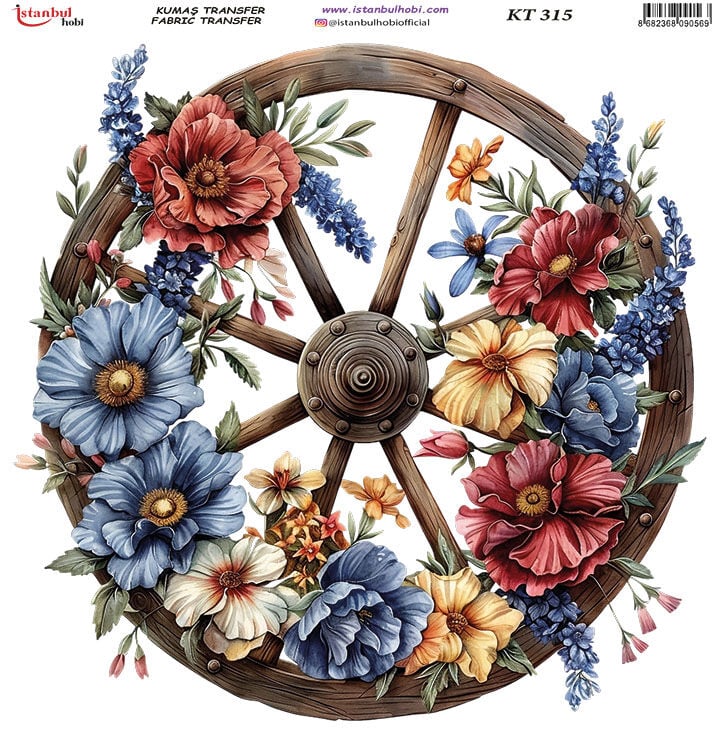 Kumaş Transfer Kağıdı 20x20cm KT-315