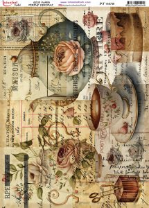 Pirinç Dekopaj Kağıdı 30x42cm PT-4478
