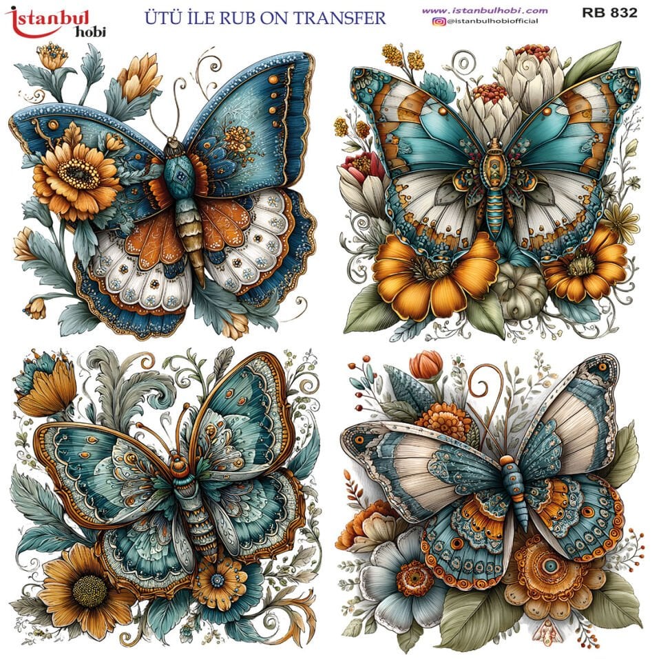 Ütü İle Rub On Transfer 30x30cm RB832