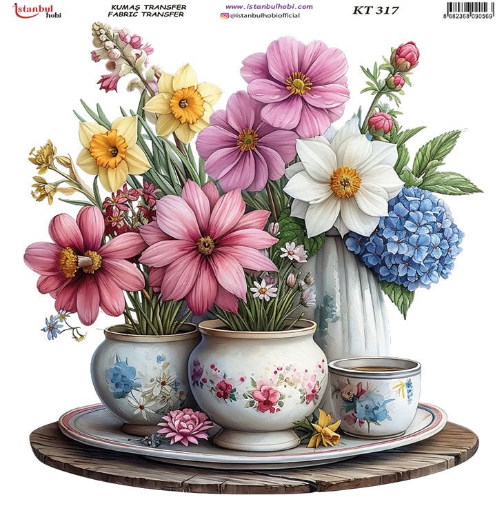 Kumaş Transfer Kağıdı 20x20cm KT-317