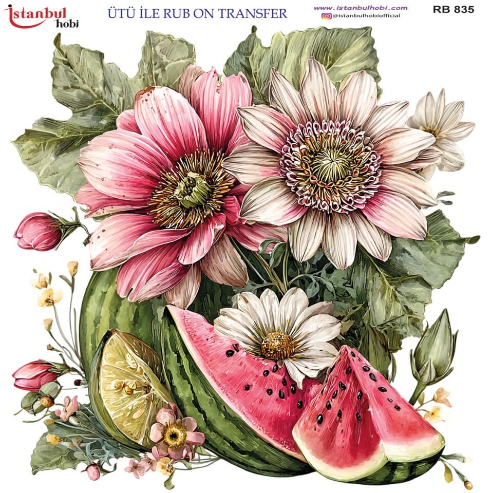Ütü İle Rub On Transfer 30x30cm RB835