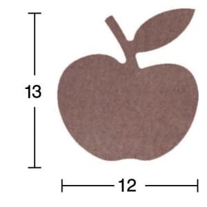 Ahşap Elma 18mm H073