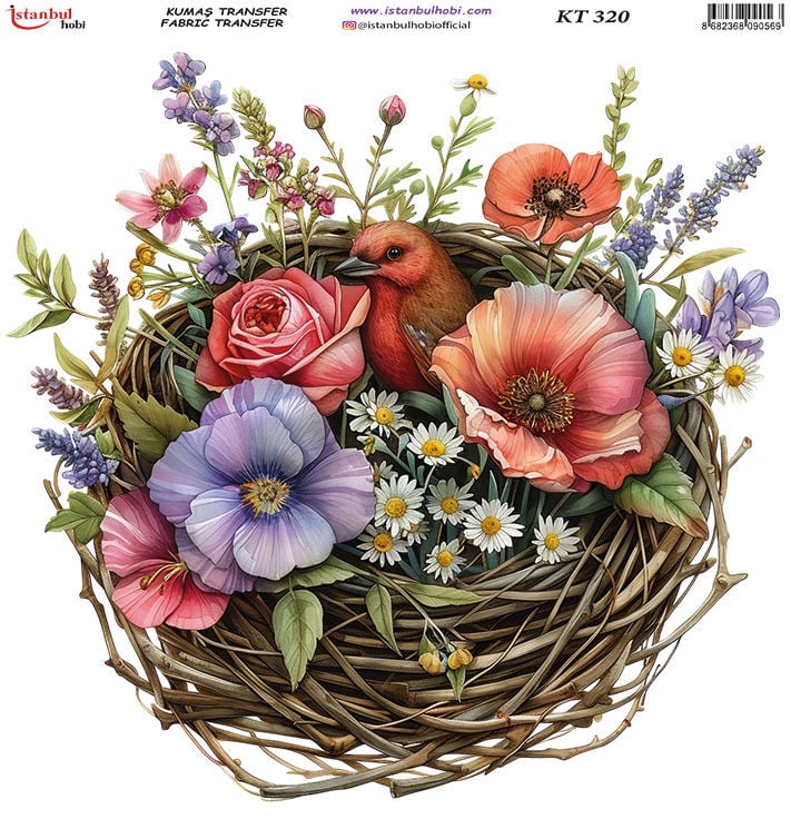 Kumaş Transfer Kağıdı 20x20cm KT-320