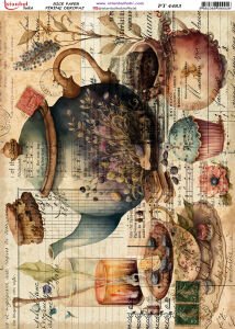 Pirinç Dekopaj Kağıdı 30x42cm PT-4483