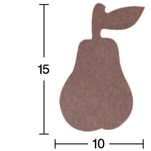 Ahşap Armut 18mm H074