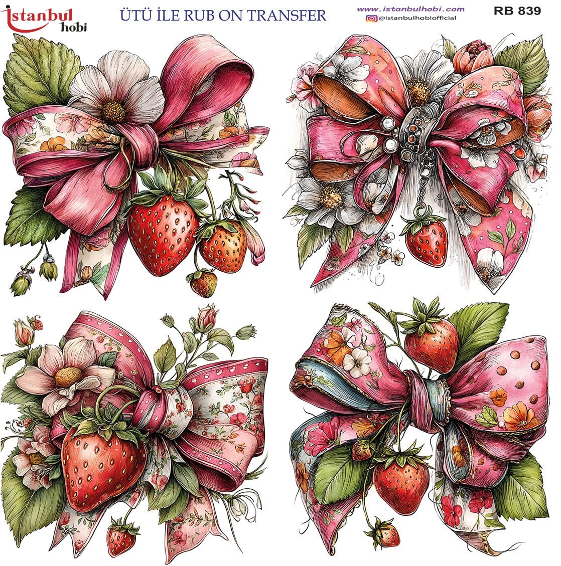 Ütü İle Rub On Transfer 30x30cm RB839