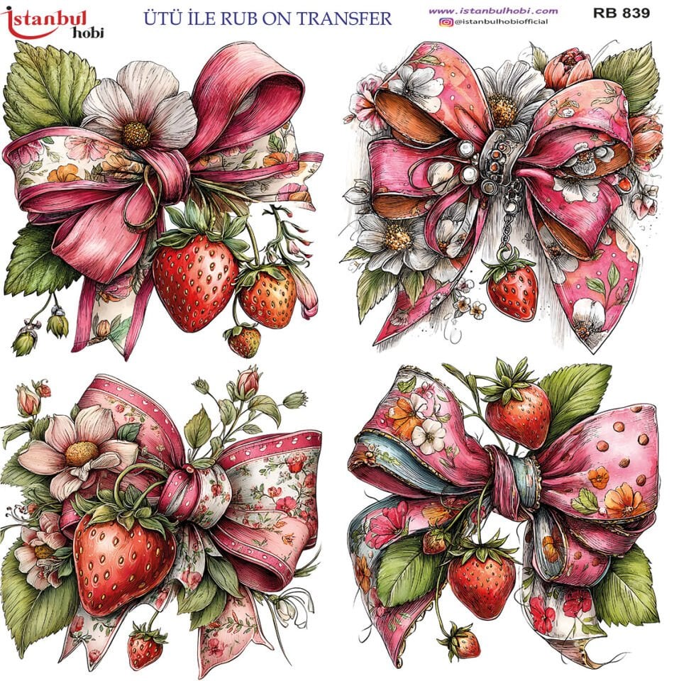 Ütü İle Rub On Transfer 30x30cm RB839