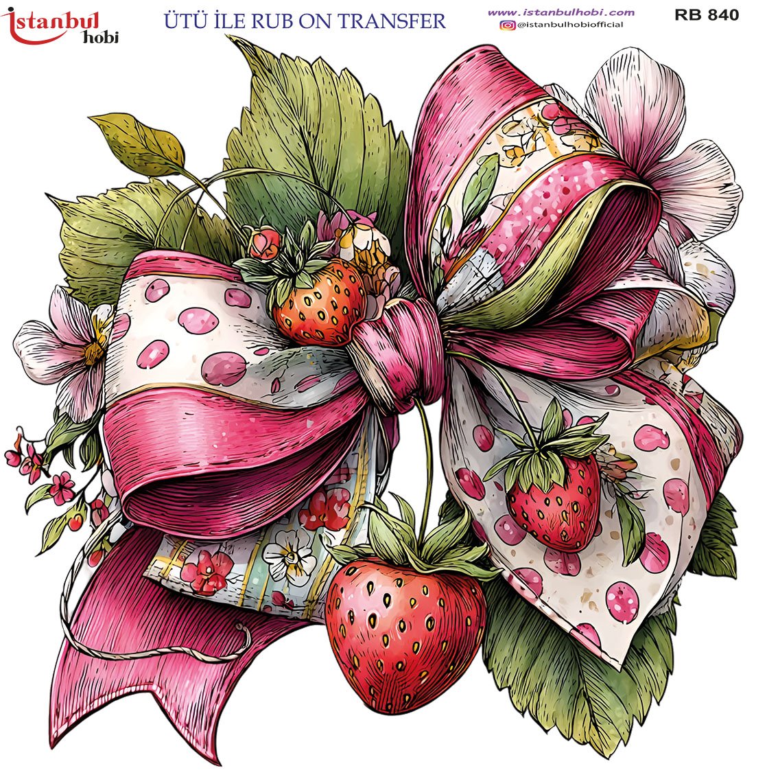 Ütü İle Rub On Transfer 30x30cm RB840