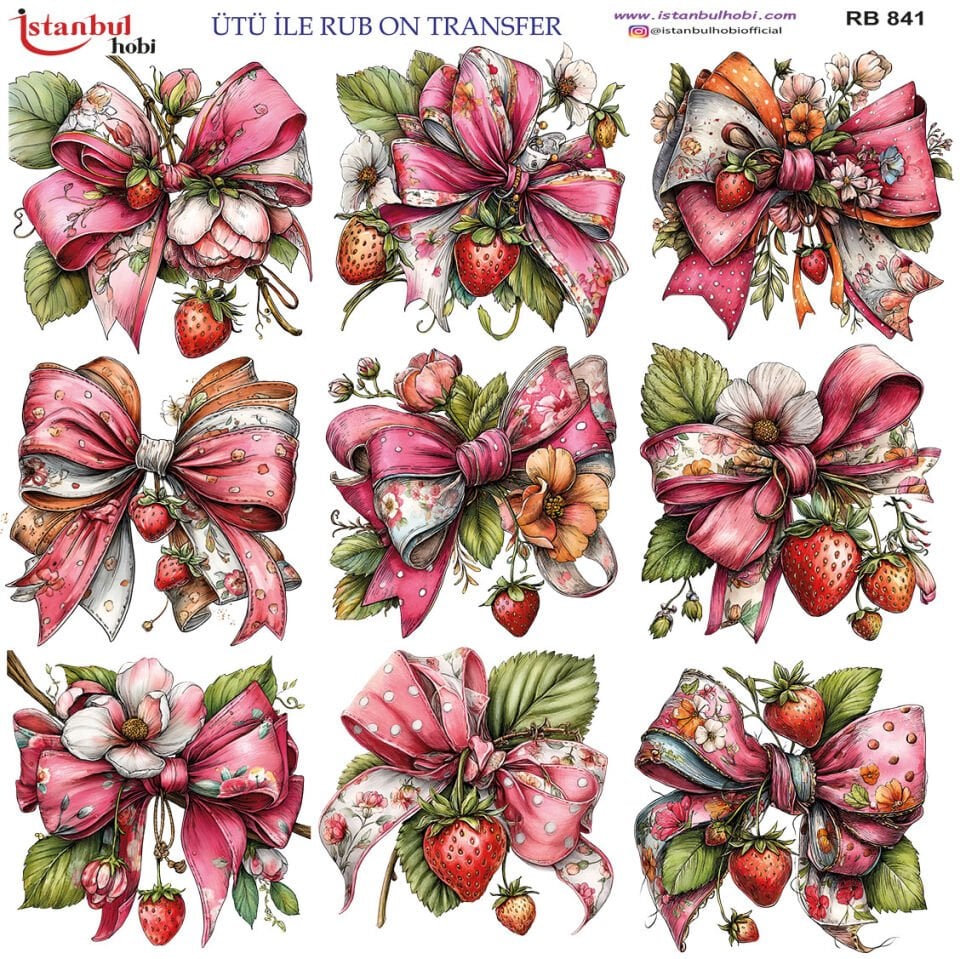 Ütü İle Rub On Transfer 30x30cm RB841