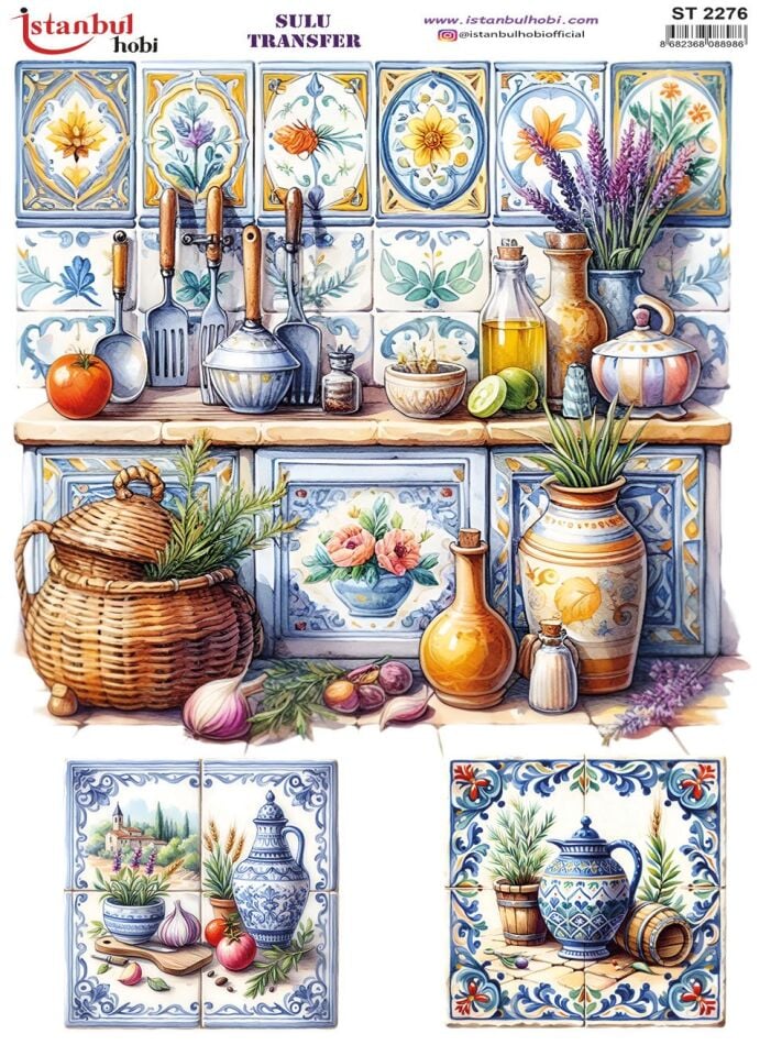 Sulu Transfer Kağıdı 25x35cm ST-2276