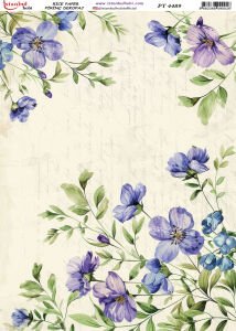 Pirinç Dekopaj Kağıdı 30x42cm PT-4489