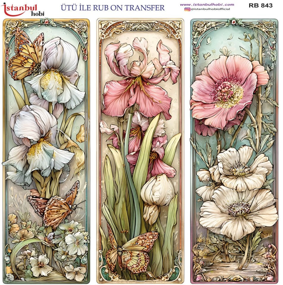 Ütü İle Rub On Transfer 30x30cm RB843
