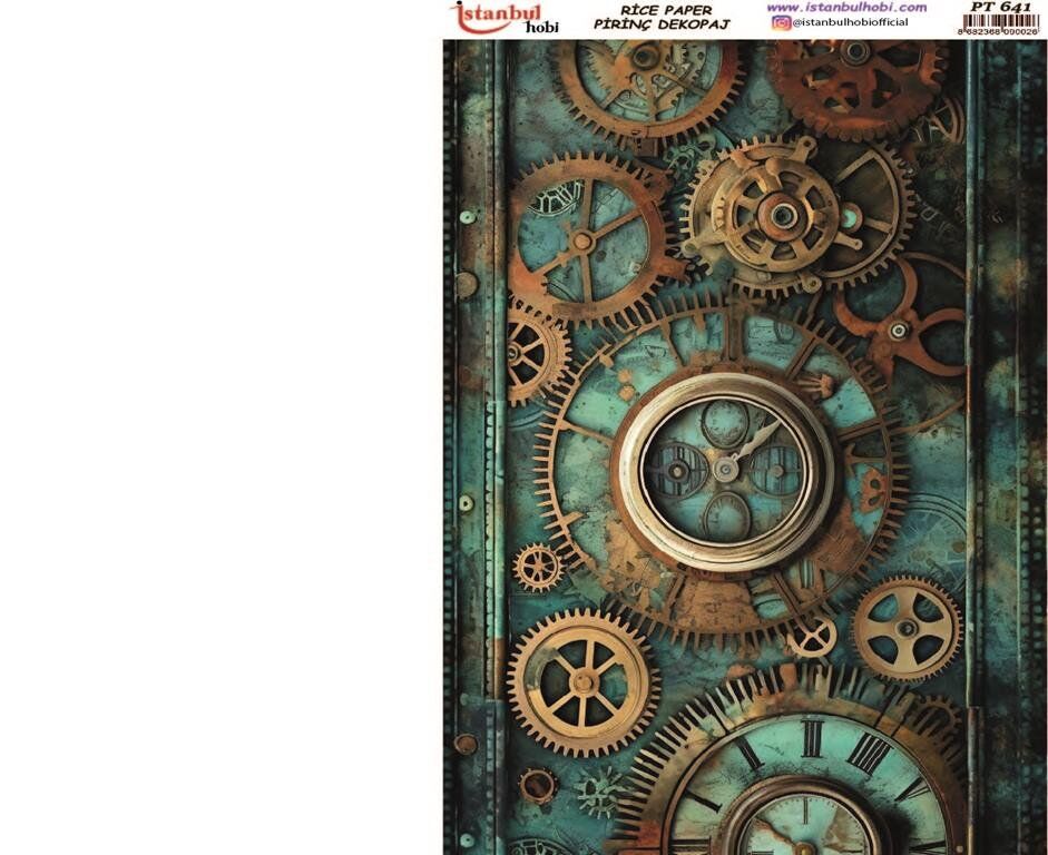 Pirinç Dekopaj Kağıdı 30x42cm PT-641