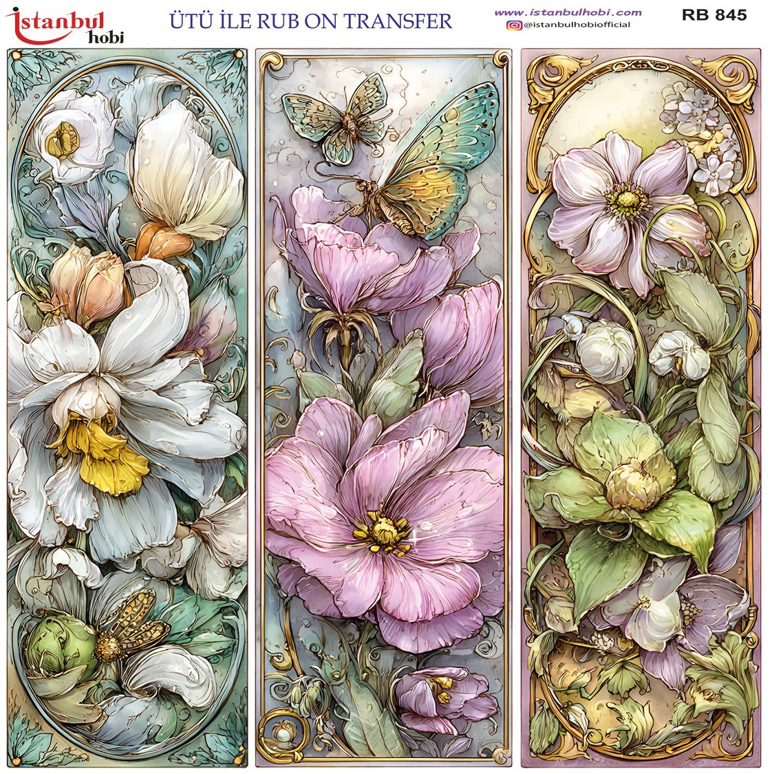 Ütü İle Rub On Transfer 30x30cm RB845