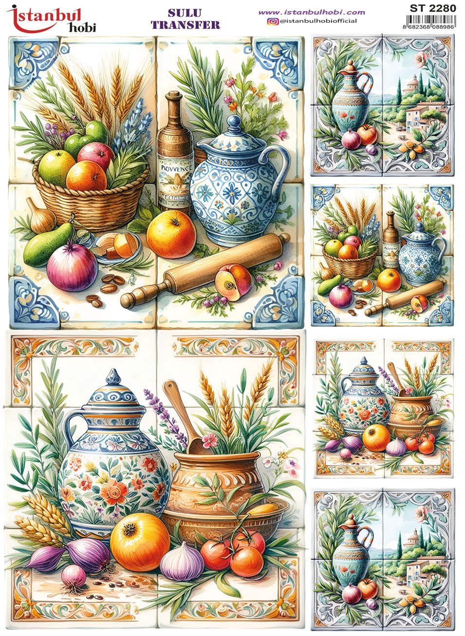 Sulu Transfer Kağıdı 25x35cm ST-2280