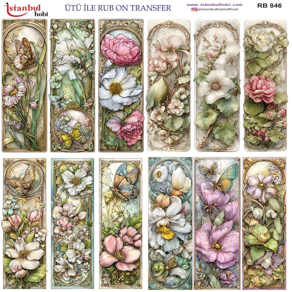 Ütü İle Rub On Transfer 30x30cm RB846