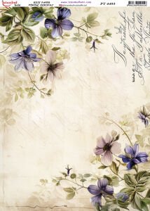 Pirinç Dekopaj Kağıdı 30x42cm PT-4493