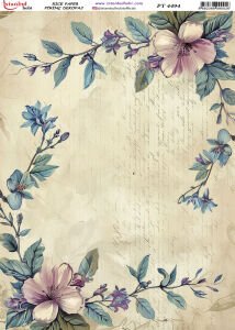 Pirinç Dekopaj Kağıdı 30x42cm PT-4494