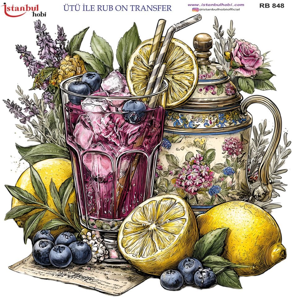 Ütü İle Rub On Transfer 30x30cm RB848