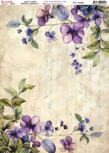 Pirinç Dekopaj Kağıdı 30x42cm PT-4496