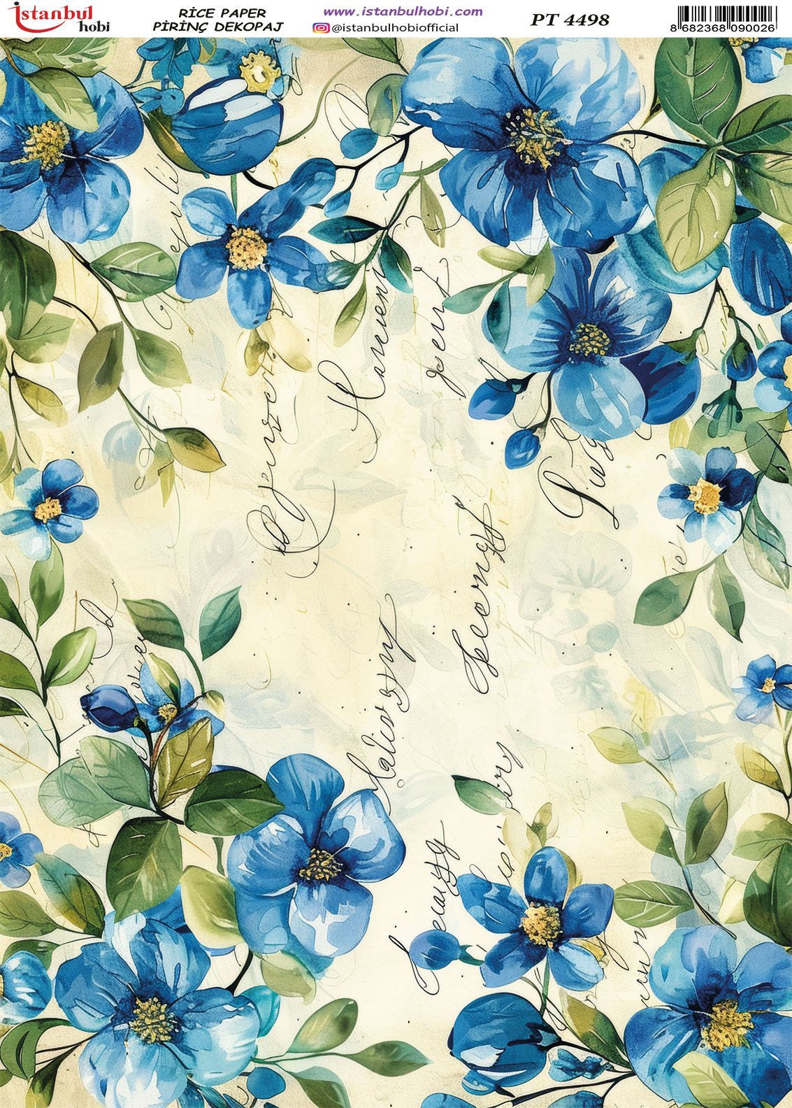 Pirinç Dekopaj Kağıdı 30x42cm PT-4498