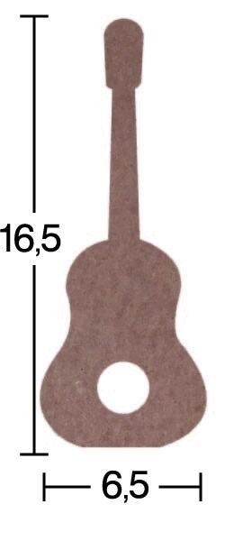 Ahşap Gitar 18mm H093