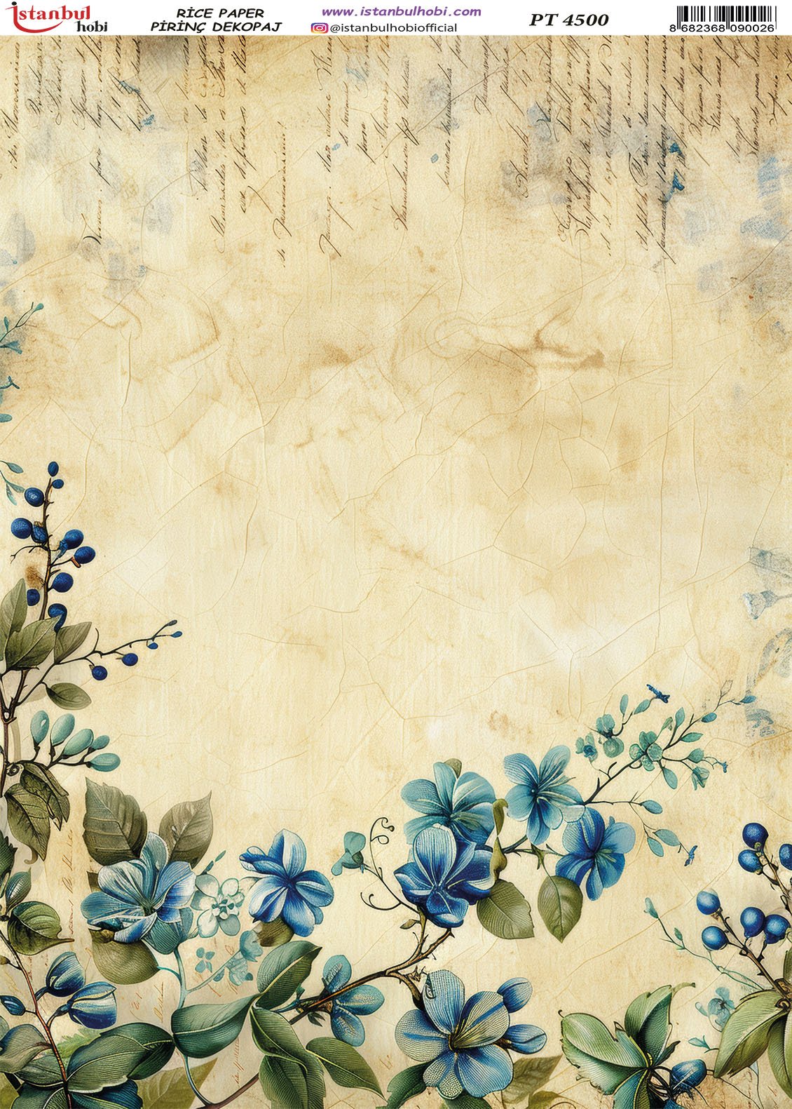 Pirinç Dekopaj Kağıdı 30x42cm PT-4500