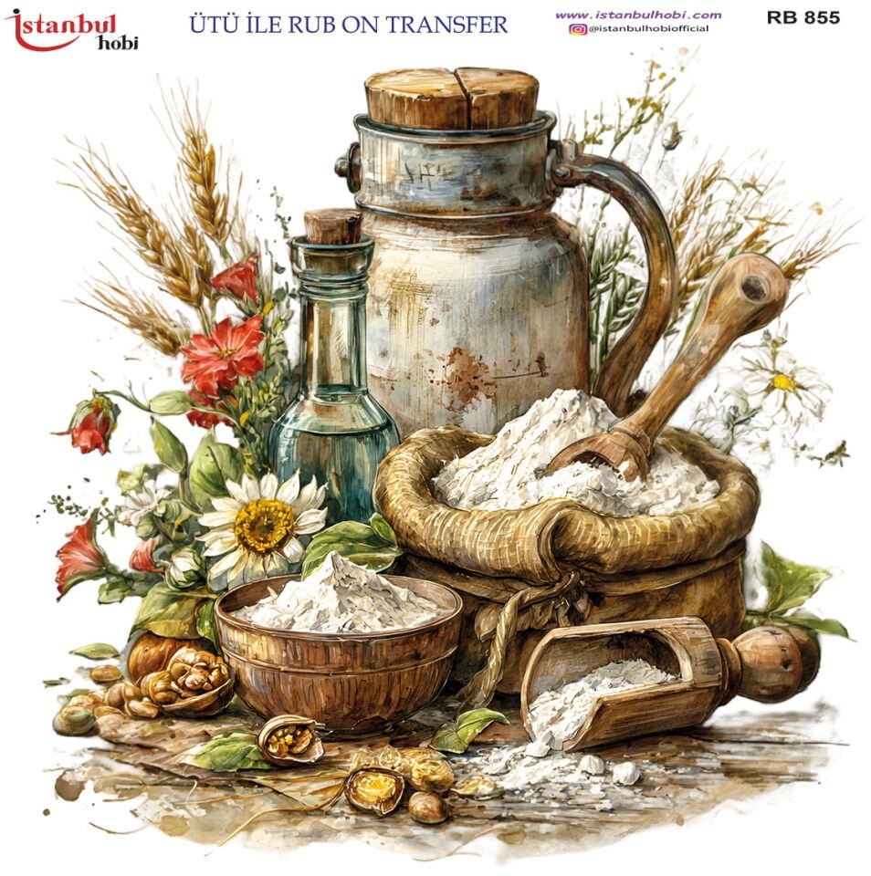 Ütü İle Rub On Transfer 30x30cm RB855