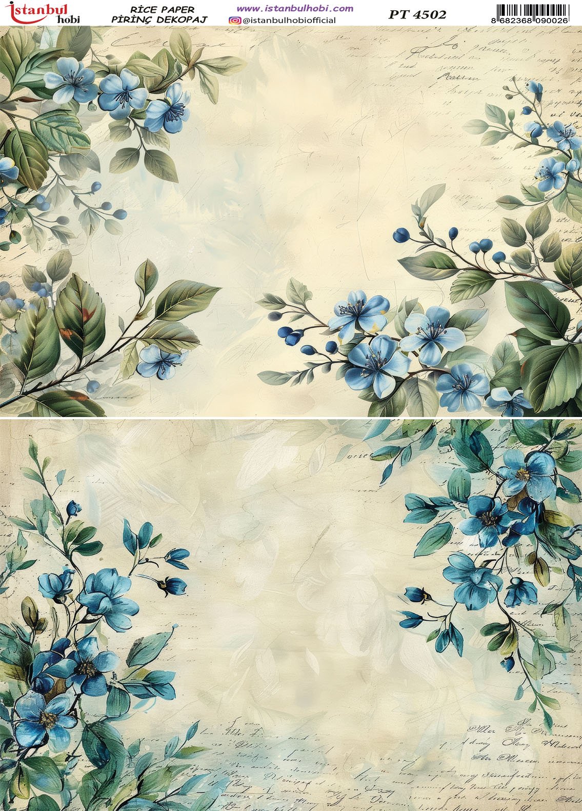Pirinç Dekopaj Kağıdı 30x42cm PT-4502