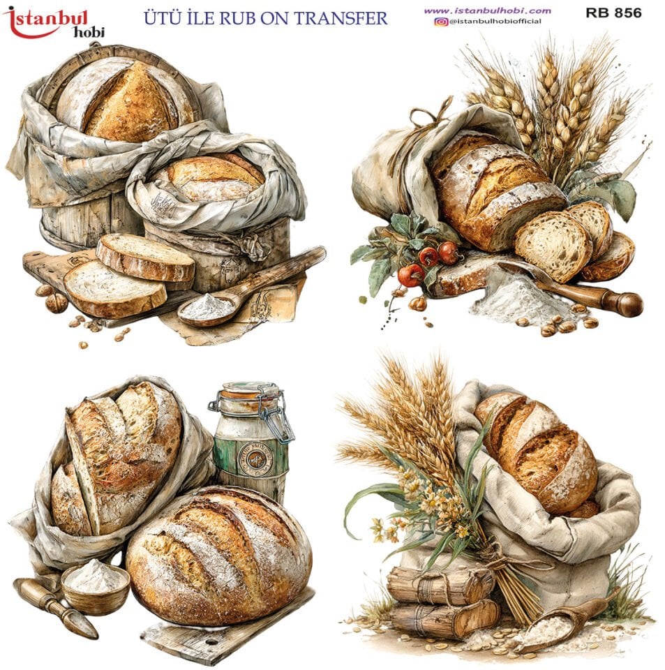 Ütü İle Rub On Transfer 30x30cm RB856