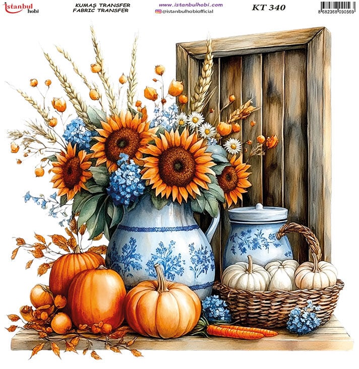 Kumaş Transfer Kağıdı 20x20cm KT-340