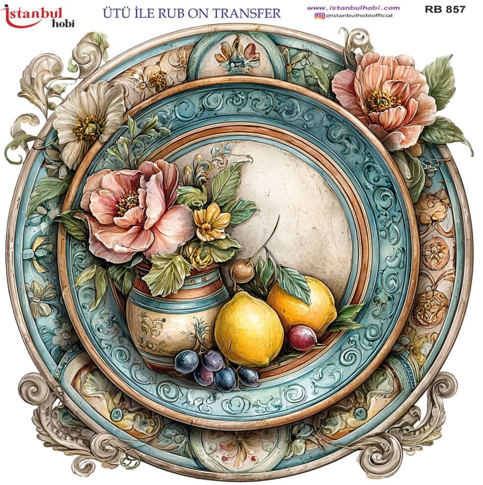 Ütü İle Rub On Transfer 30x30cm RB857