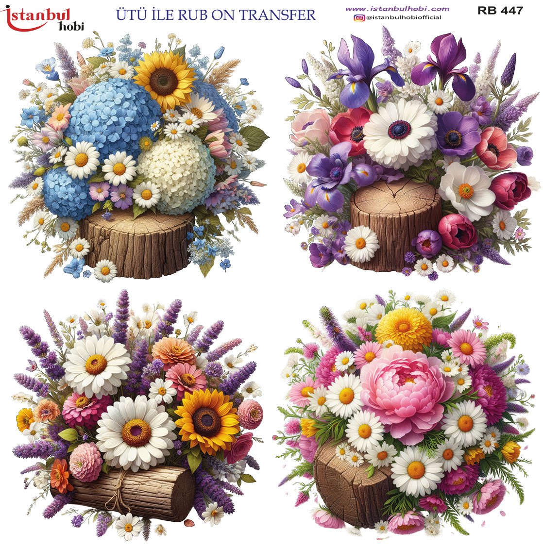 Ütü İle Rub On Transfer 30x30cm RB447