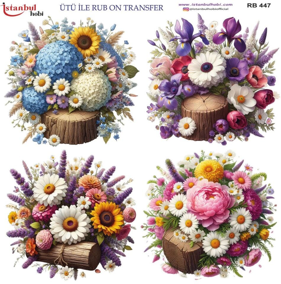 Ütü İle Rub On Transfer 30x30cm RB447