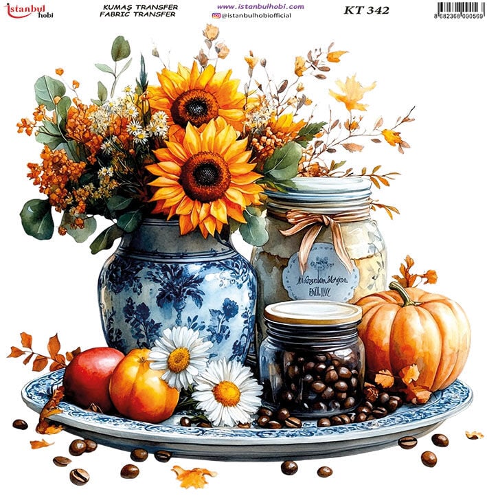 Kumaş Transfer Kağıdı 20x20cm KT-342